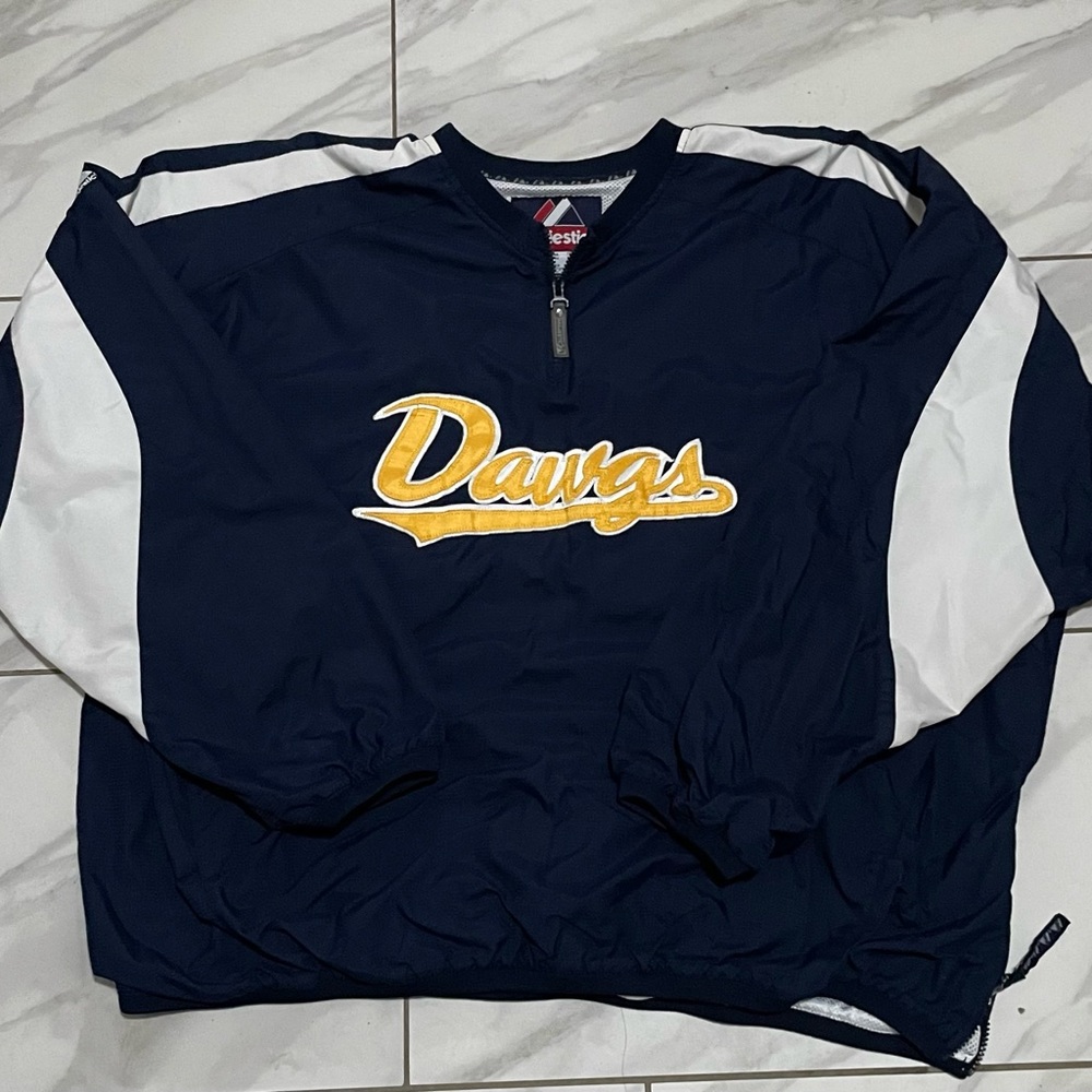 Vintage pullover windbreaker